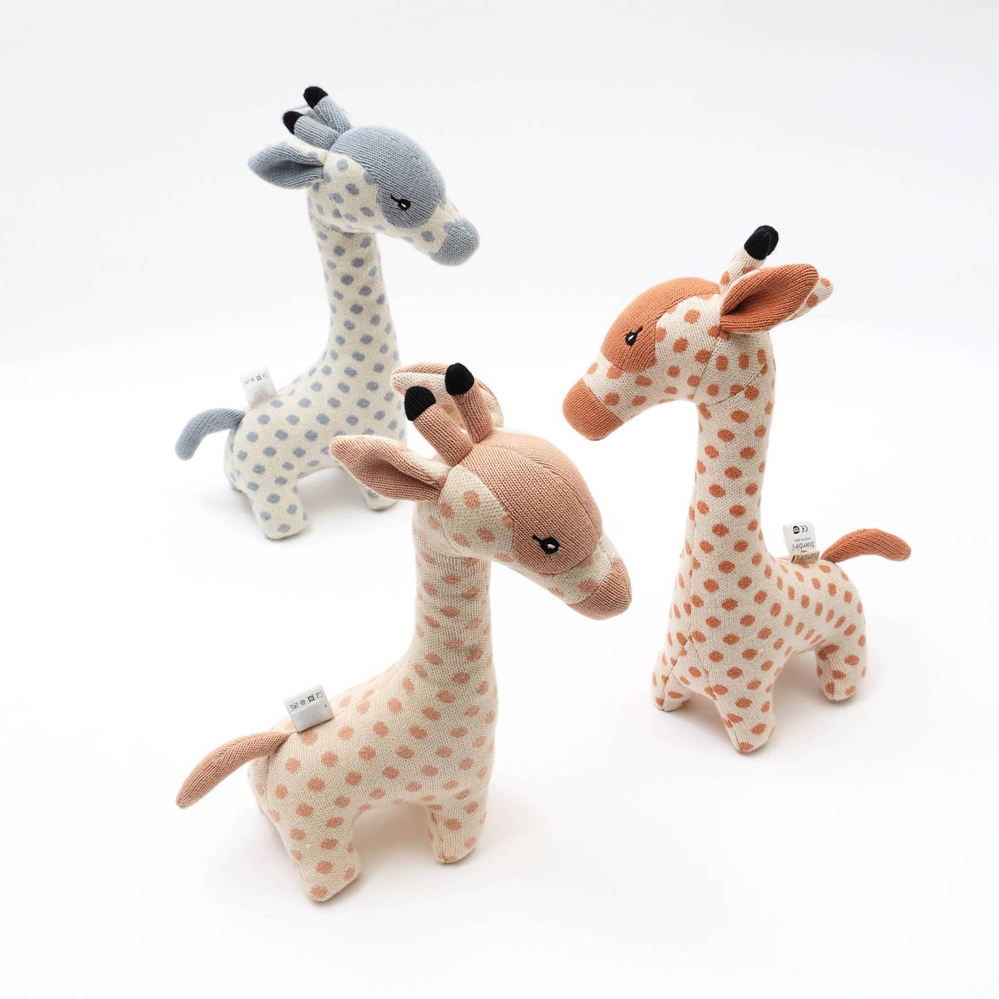 100% Handmade Cotton Knitted Soft Spotty Plush Toys