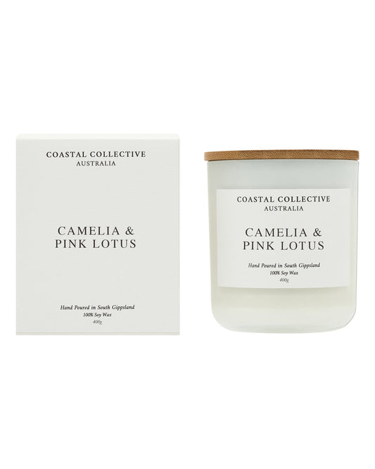 Camelia & Pink Lotus XL Candle(400g)
