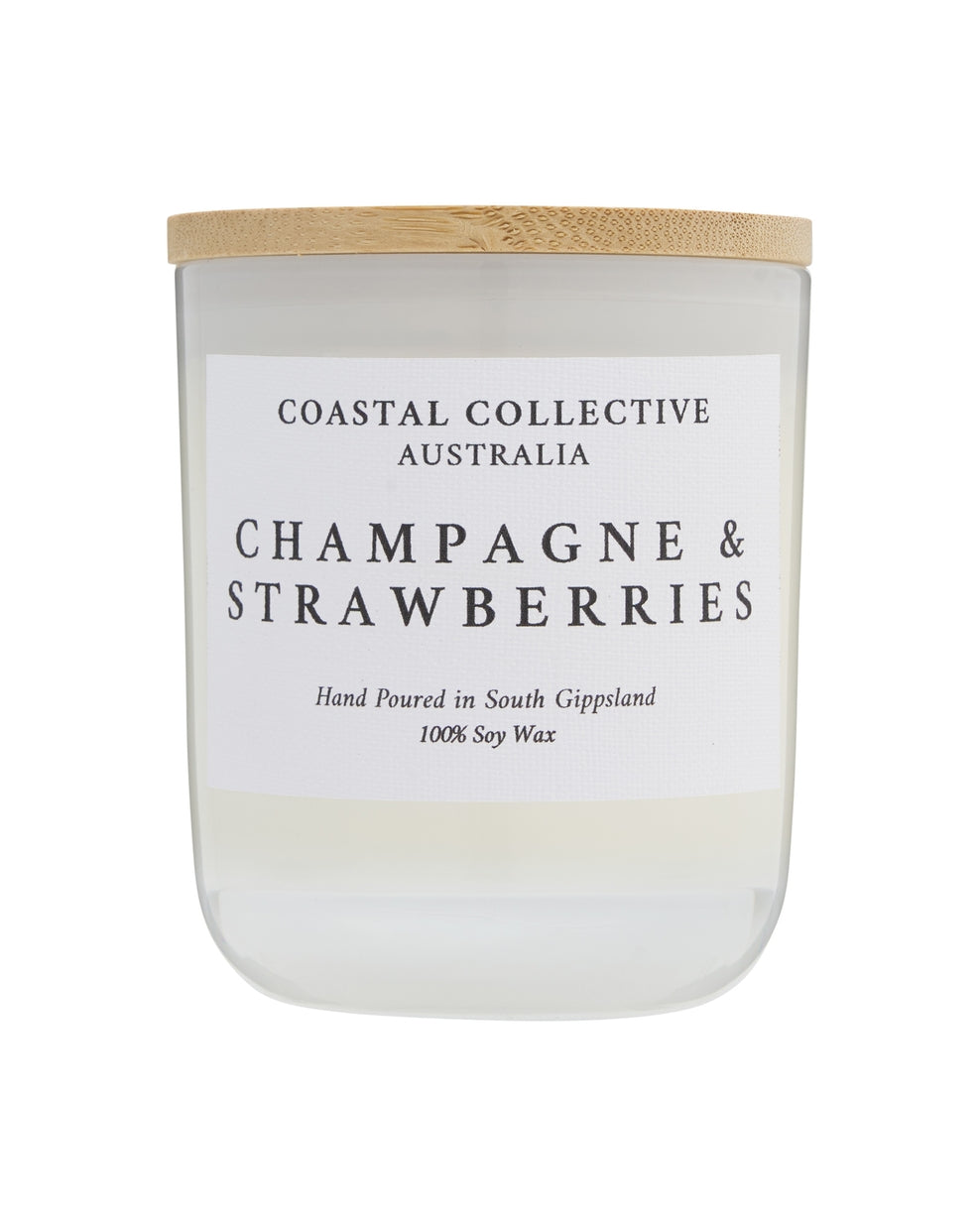Champagne Strawberries Jar Candle